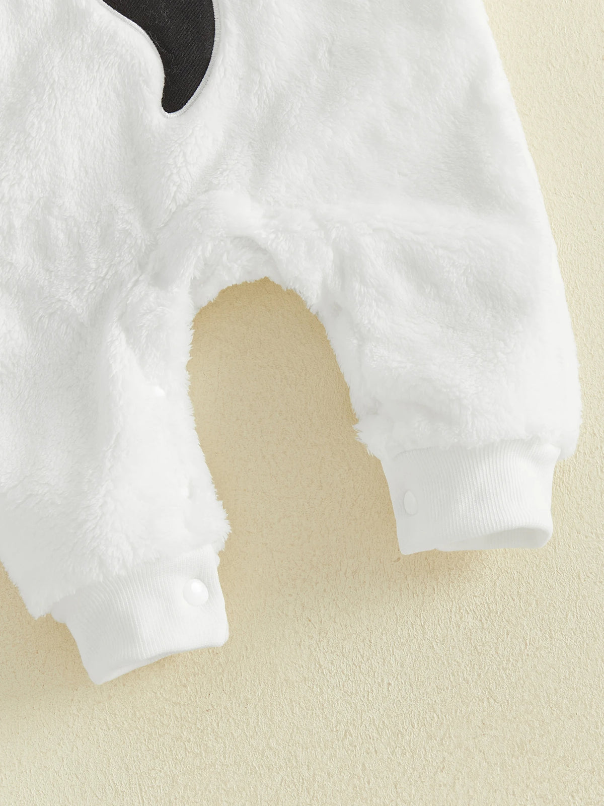 Halloween Baby Ghost Plush Long Sleeve Hooded Jumpsuit
