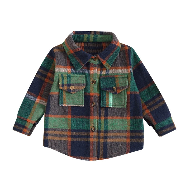 Toddler Flannel Button Down Shirt
