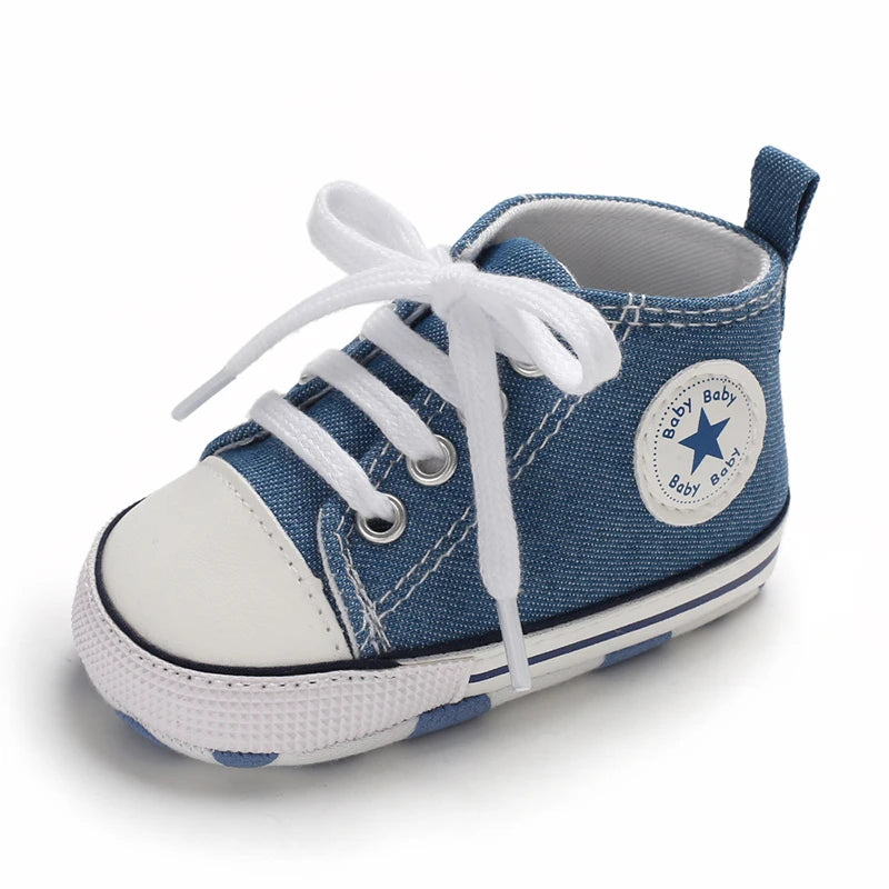 Baby / Newborn Classic Sports First Walkers Canvas Anti-slip Baby Shoes