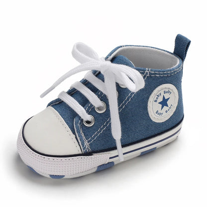 Baby / Newborn Classic Sports First Walkers Canvas Anti-slip Baby Shoes