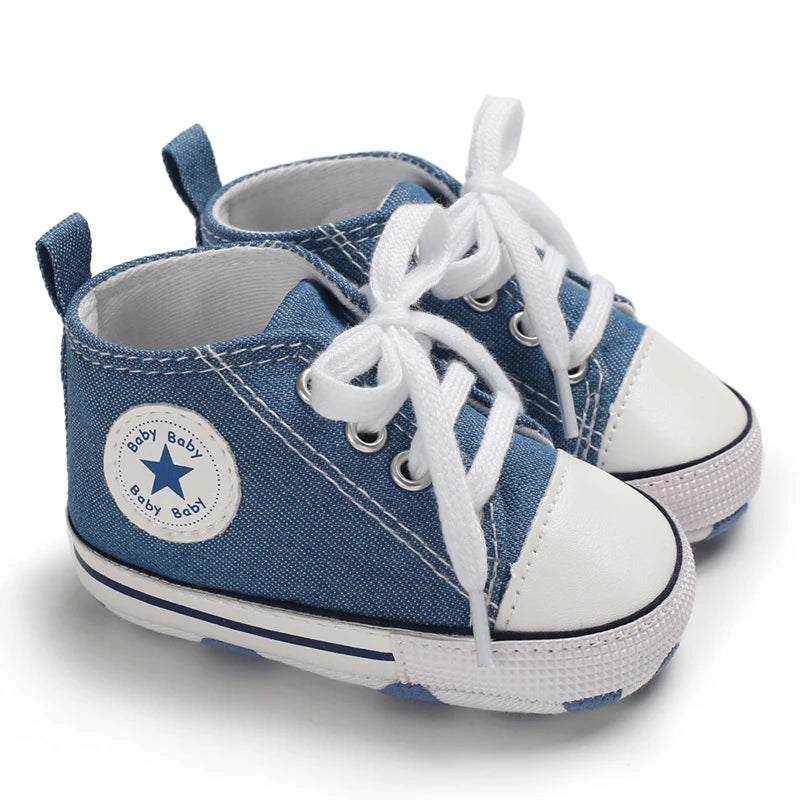 Baby / Newborn Classic Sports First Walkers Canvas Anti-slip Baby Shoes