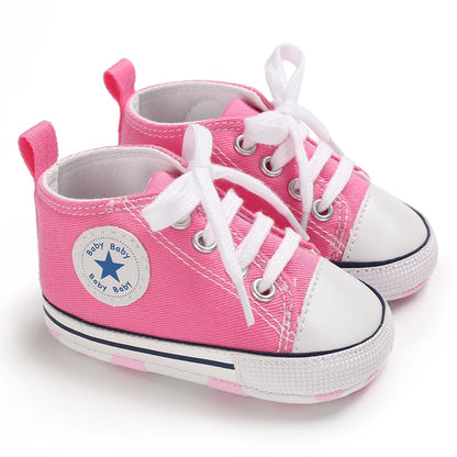 Baby / Newborn Classic Sports First Walkers Canvas Anti-slip Baby Shoes