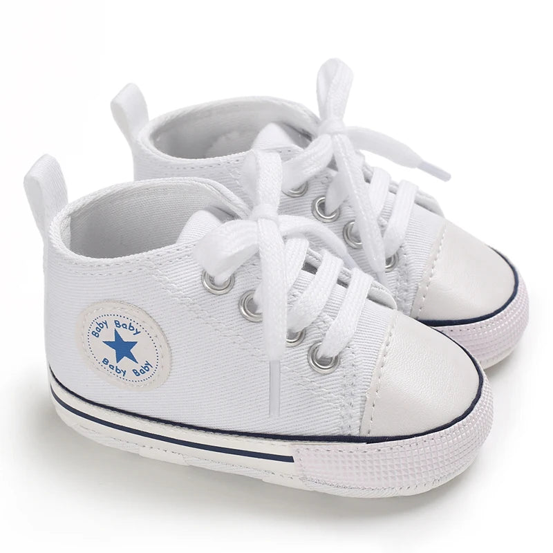 Baby / Newborn Classic Sports First Walkers Canvas Anti-slip Baby Shoes