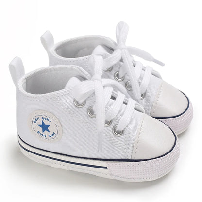 Baby / Newborn Classic Sports First Walkers Canvas Anti-slip Baby Shoes