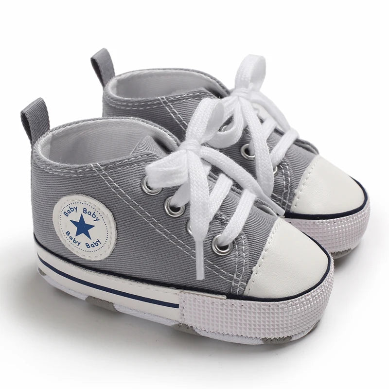 Baby / Newborn Classic Sports First Walkers Canvas Anti-slip Baby Shoes