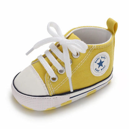 Baby / Newborn Classic Sports First Walkers Canvas Anti-slip Baby Shoes