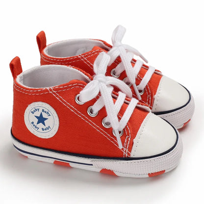 Baby / Newborn Classic Sports First Walkers Canvas Anti-slip Baby Shoes
