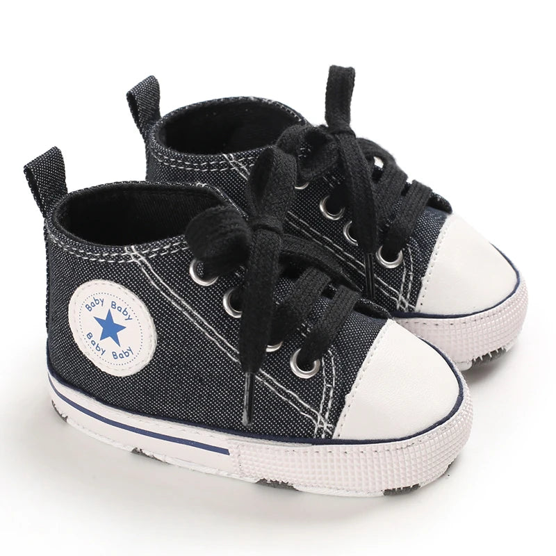 Baby / Newborn Classic Sports First Walkers Canvas Anti-slip Baby Shoes