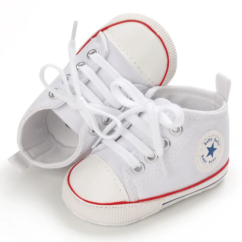 Baby / Newborn Classic Sports First Walkers Canvas Anti-slip Baby Shoes