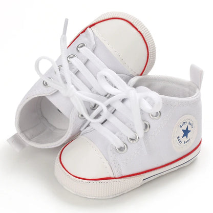 Baby / Newborn Classic Sports First Walkers Canvas Anti-slip Baby Shoes