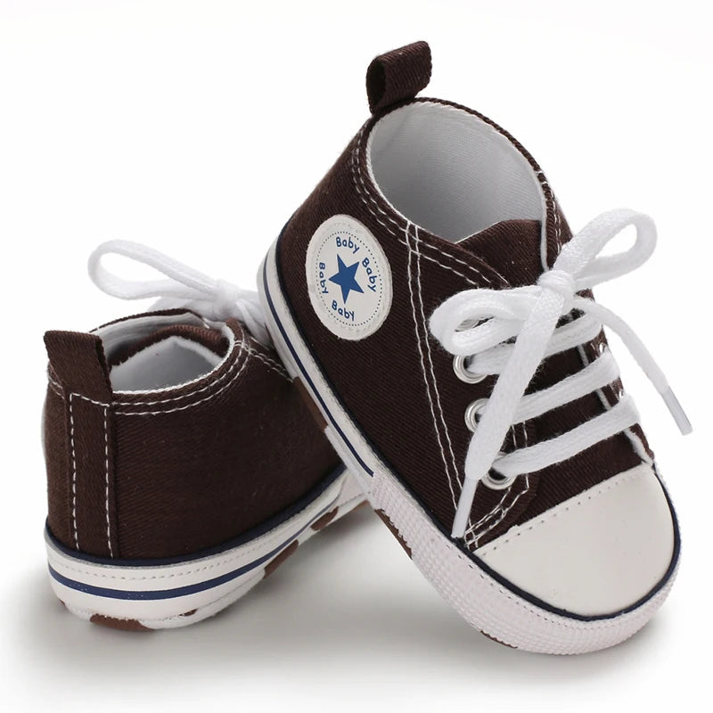 Baby / Newborn Classic Sports First Walkers Canvas Anti-slip Baby Shoes