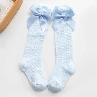 Baby Girl Bow Knee High Socks