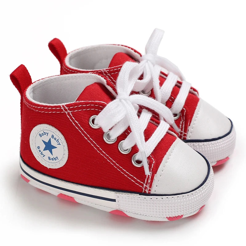 Baby / Newborn Classic Sports First Walkers Canvas Anti-slip Baby Shoes