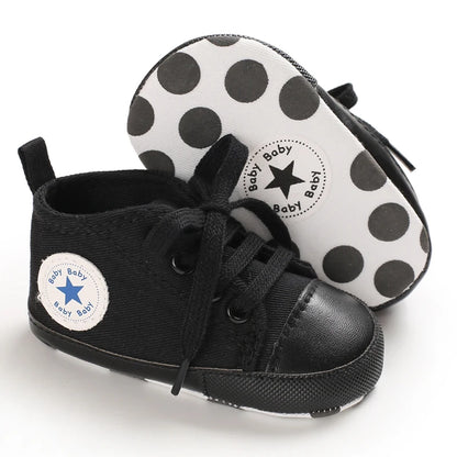 Baby / Newborn Classic Sports First Walkers Canvas Anti-slip Baby Shoes