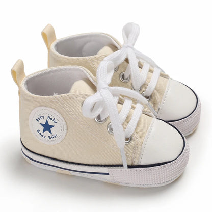 Baby / Newborn Classic Sports First Walkers Canvas Anti-slip Baby Shoes