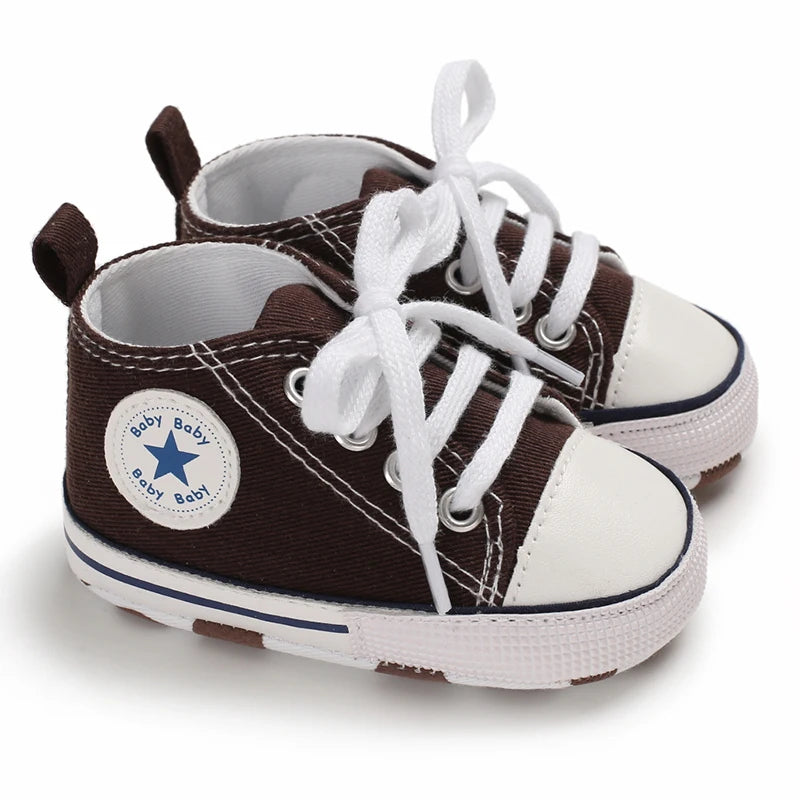 Baby / Newborn Classic Sports First Walkers Canvas Anti-slip Baby Shoes