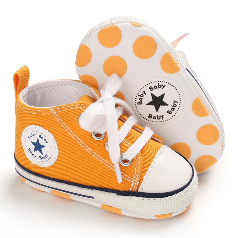 Baby / Newborn Classic Sports First Walkers Canvas Anti-slip Baby Shoes