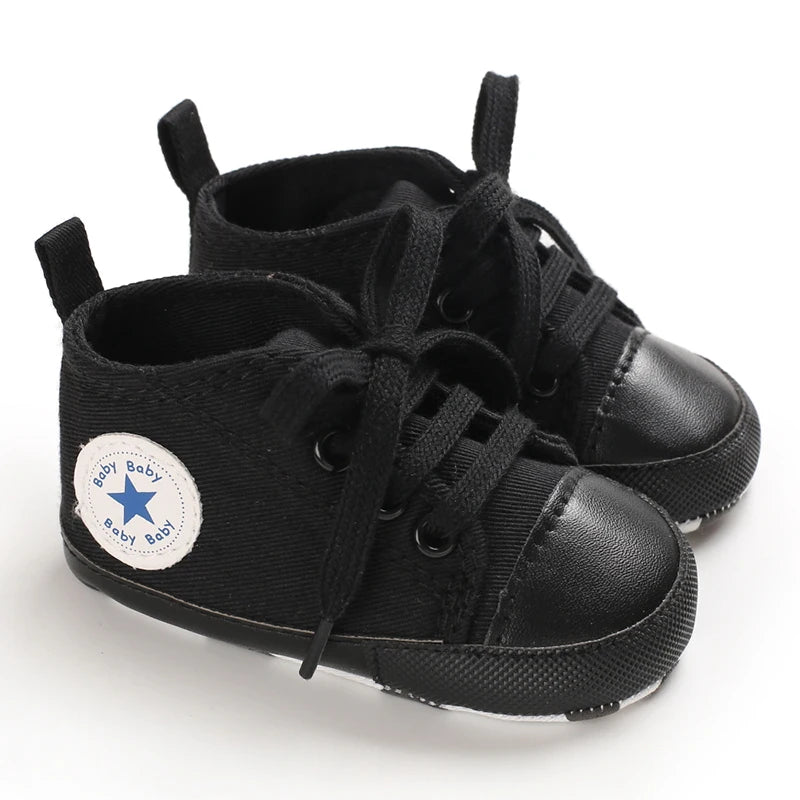 Baby / Newborn Classic Sports First Walkers Canvas Anti-slip Baby Shoes