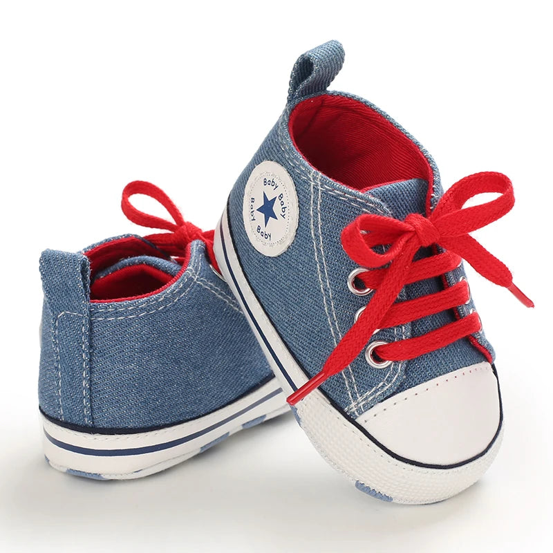 Baby / Newborn Classic Sports First Walkers Canvas Anti-slip Baby Shoes