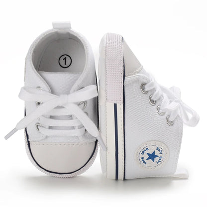 Baby / Newborn Classic Sports First Walkers Canvas Anti-slip Baby Shoes