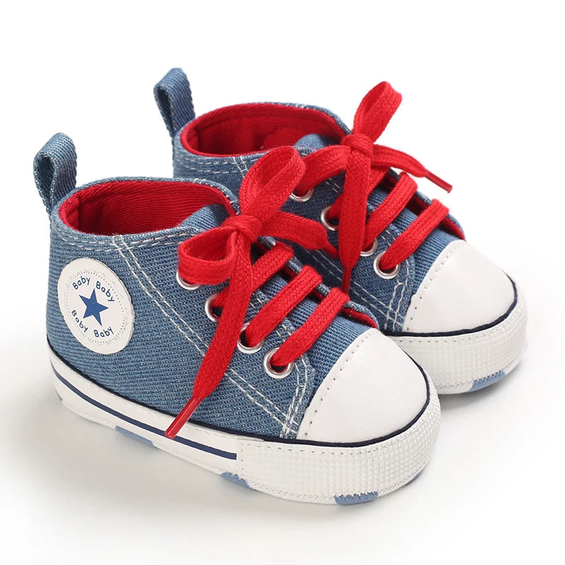 Baby / Newborn Classic Sports First Walkers Canvas Anti-slip Baby Shoes