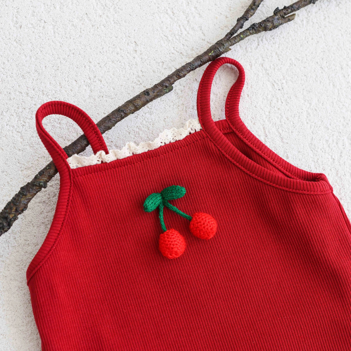 Baby Girl Cherry Bomb Onesie