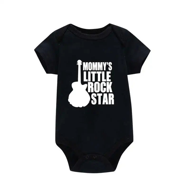 Mommy's Little Rock Star Baby Onesie