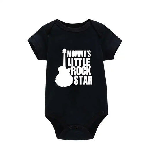 Mommy's Little Rock Star Baby Onesie