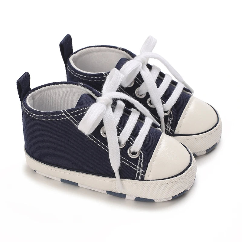 Baby / Newborn Classic Sports First Walkers Canvas Anti-slip Baby Shoes