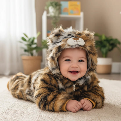 Halloween Baby Tiger Zip Up Costume