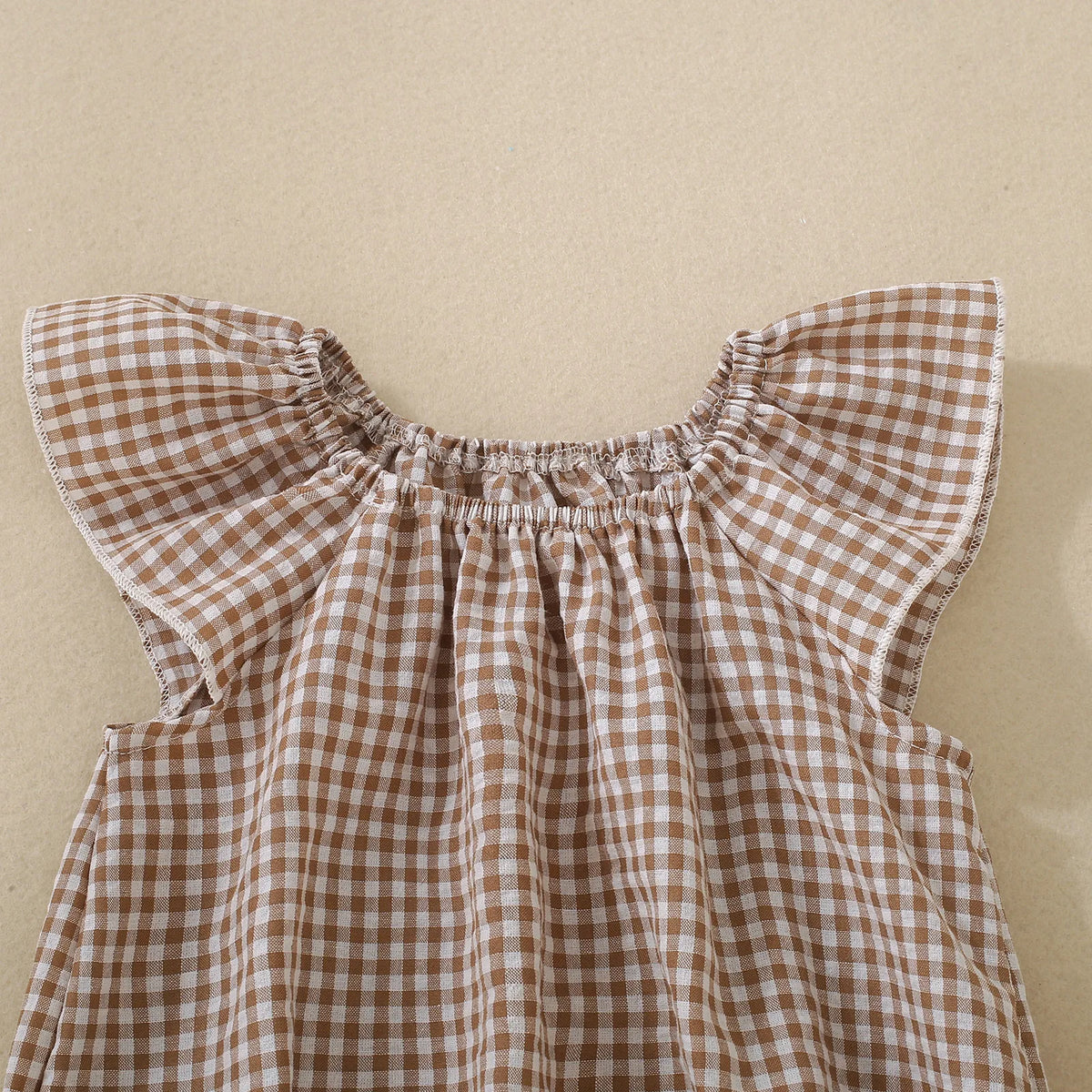 Baby Girl Plaid Romper