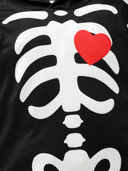 Halloween Baby Long Sleeve Skeleton Jumpsuit