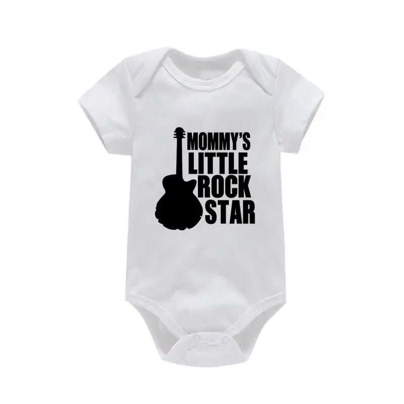 Mommy's Little Rock Star Baby Onesie