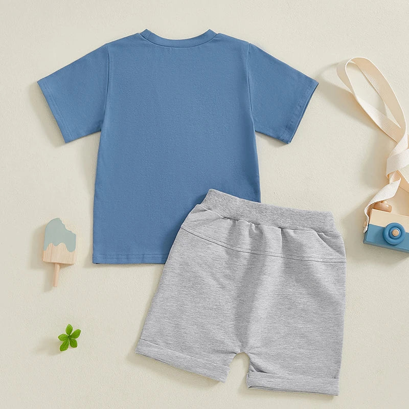 Boy Toddler "Admit It" 2 PC Shorts Set