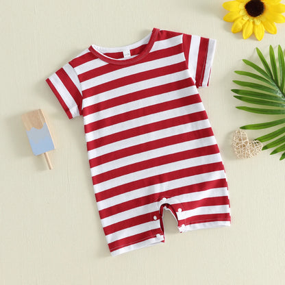 Baby Striped Print Bodysuit