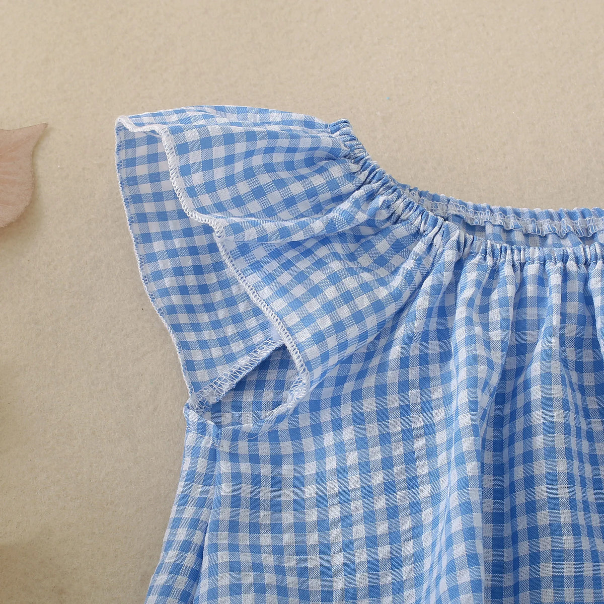 Baby Girl Plaid Romper