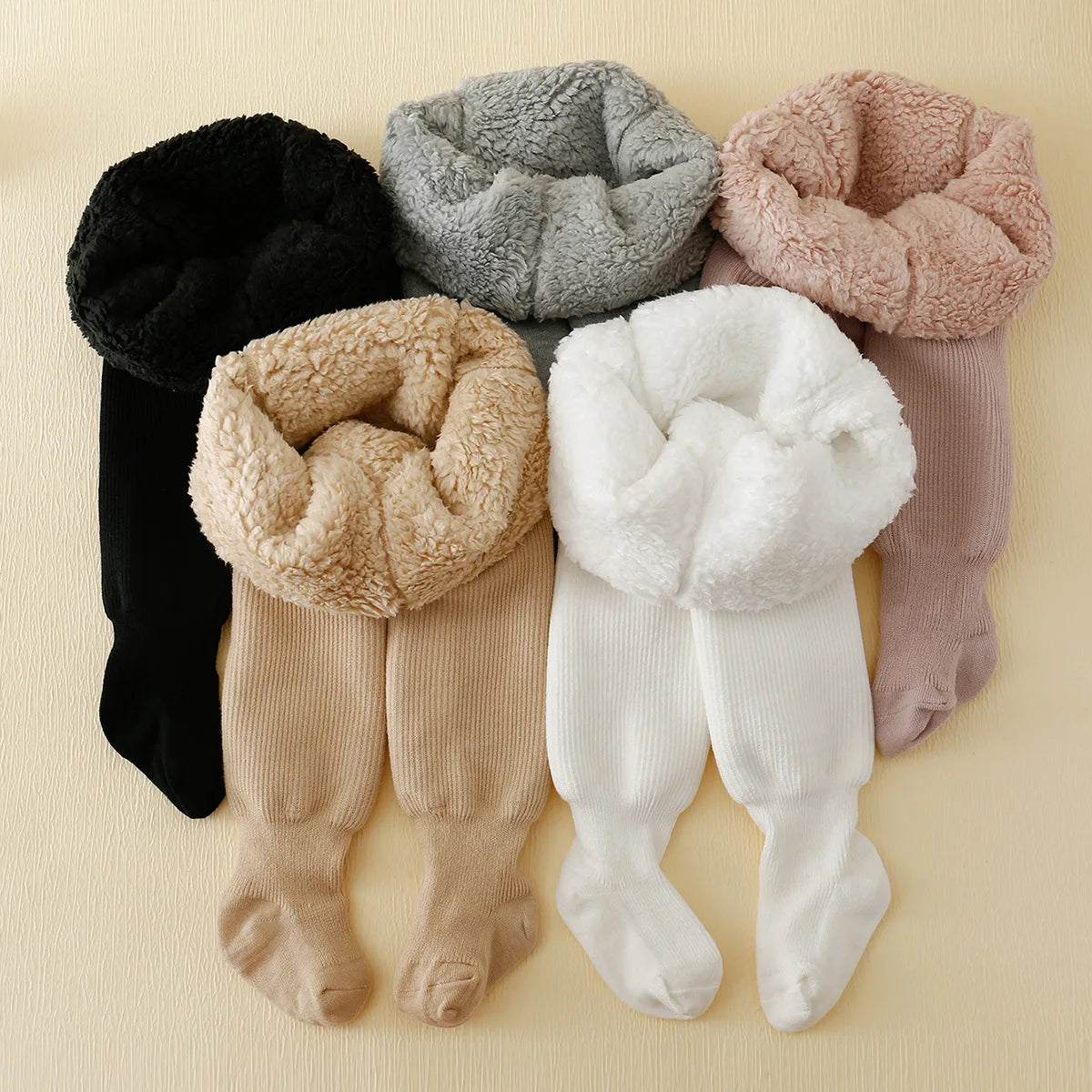Baby Girls Polar Fleece Lining Leggings / Tights