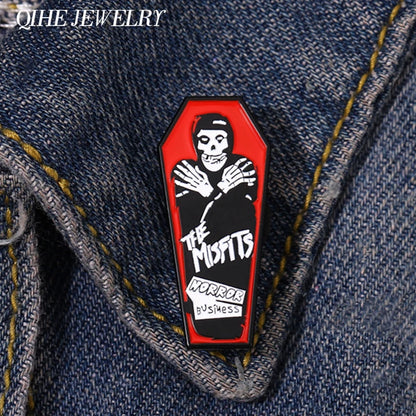 "The Misfits Coffin" Enamel Pin