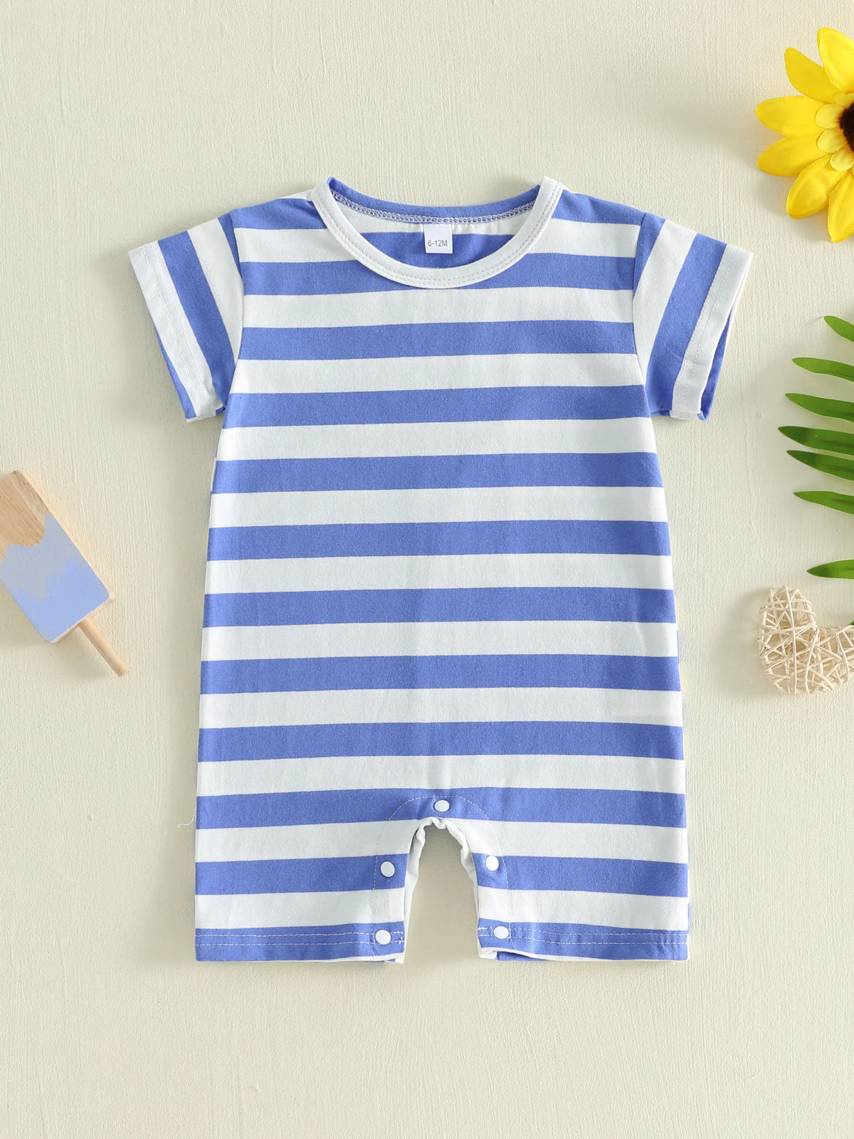 Baby Striped Print Bodysuit