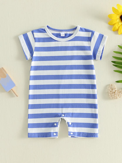 Baby Striped Print Bodysuit