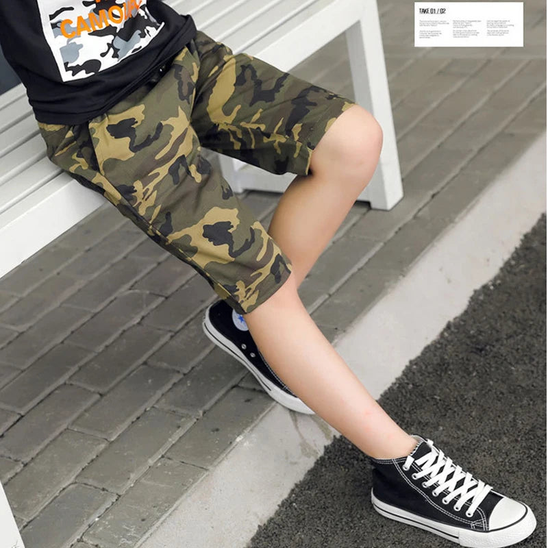 Youth Boys Camouflage Shorts