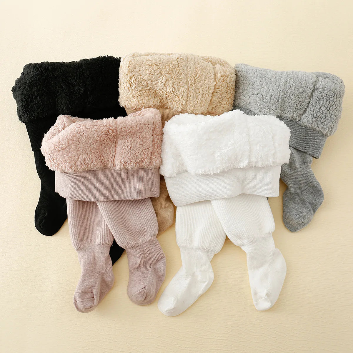 Baby Girls Polar Fleece Lining Leggings / Tights