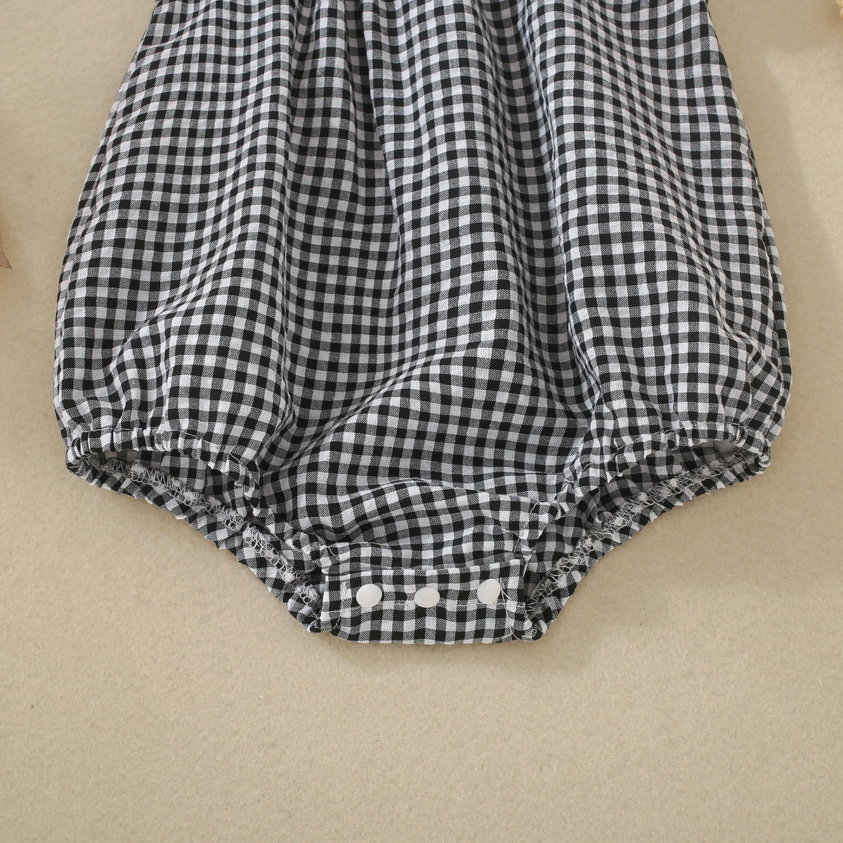 Baby Girl Plaid Romper