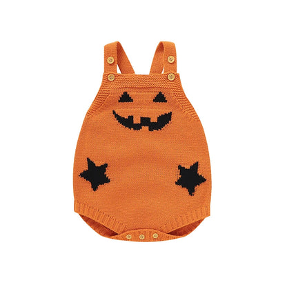 Halloween Baby Knitted Pumpkin Onesie