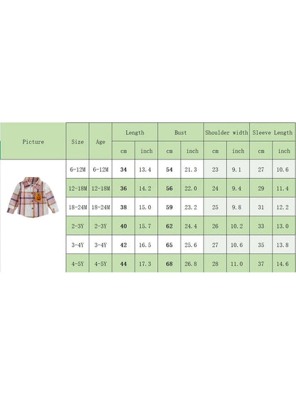 Toddler Girls Lightweight Plaid Flannel with Embroidered Pumpkin