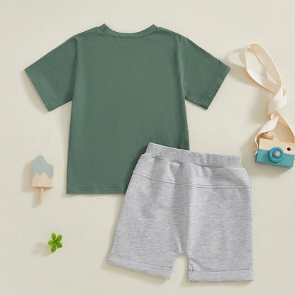 Boy Toddler "Admit It" 2 PC Shorts Set