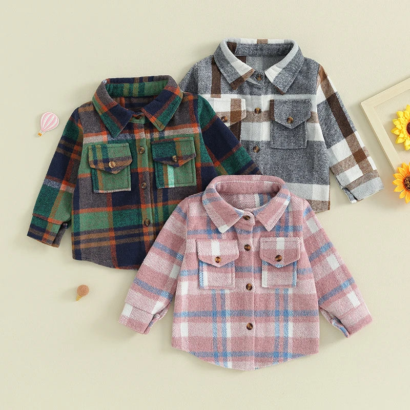 Toddler Flannel Button Down Shirt