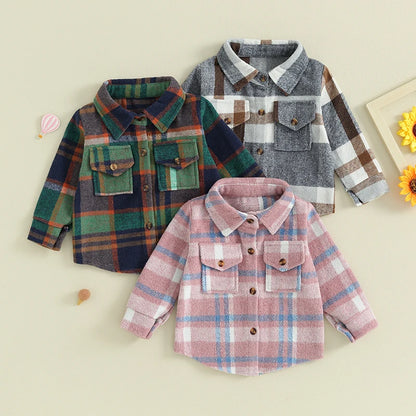 Toddler Flannel Button Down Shirt