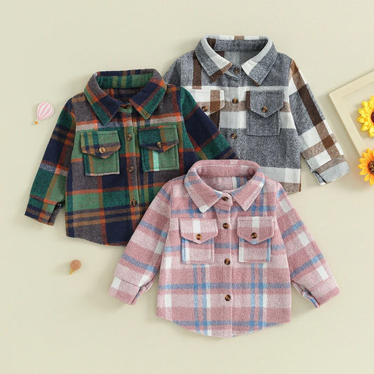 Toddler Flannel Button Down Shirt