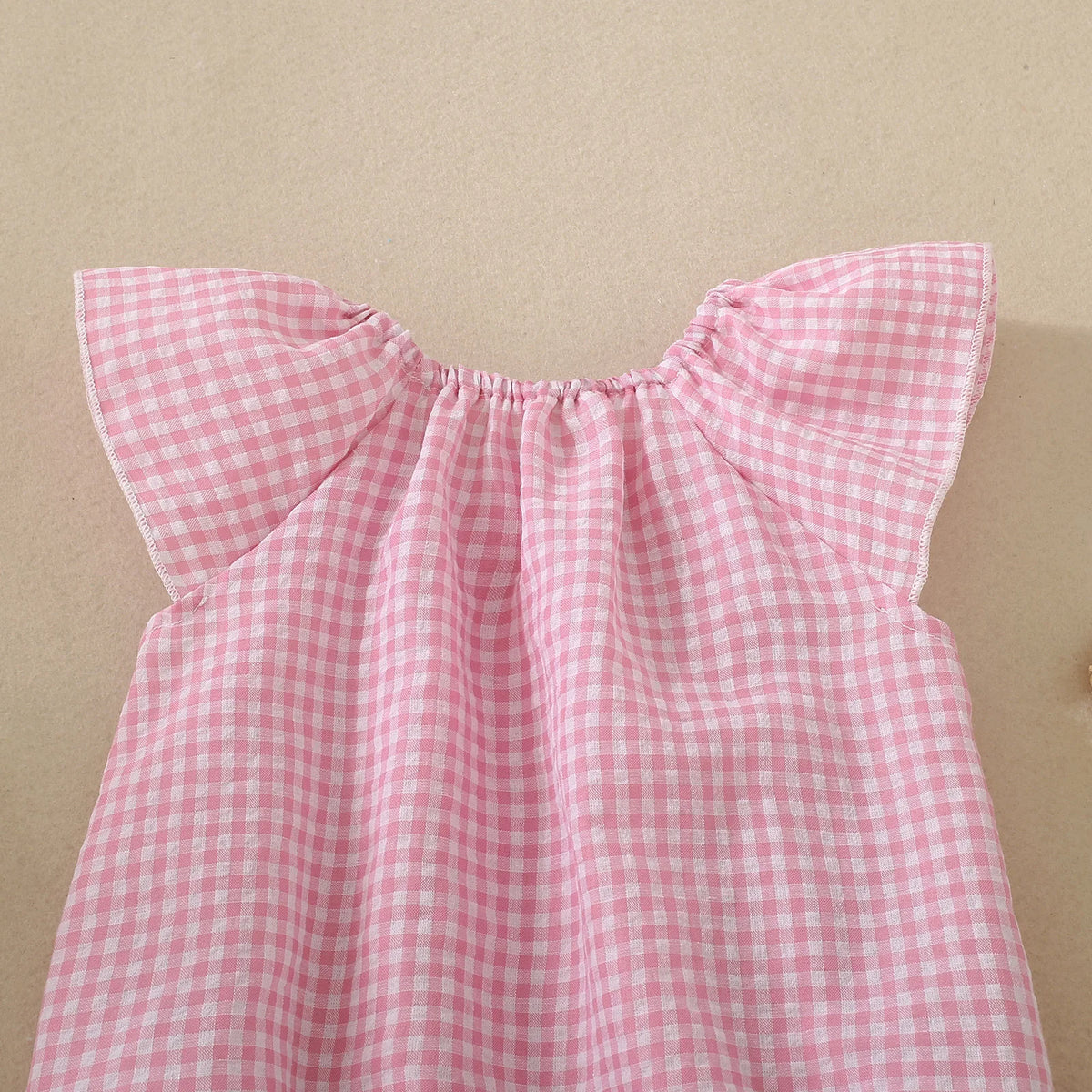 Baby Girl Plaid Romper